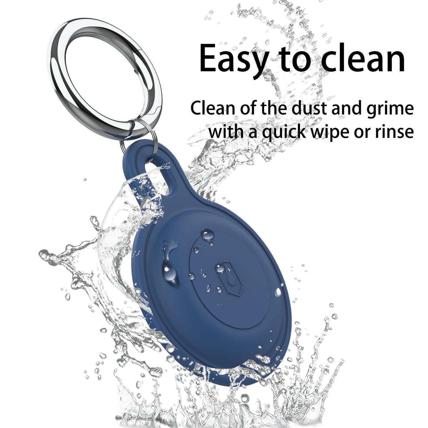 Portable Panda AirTag Locator Protective Silicone Case – Waterproof Shield Cover