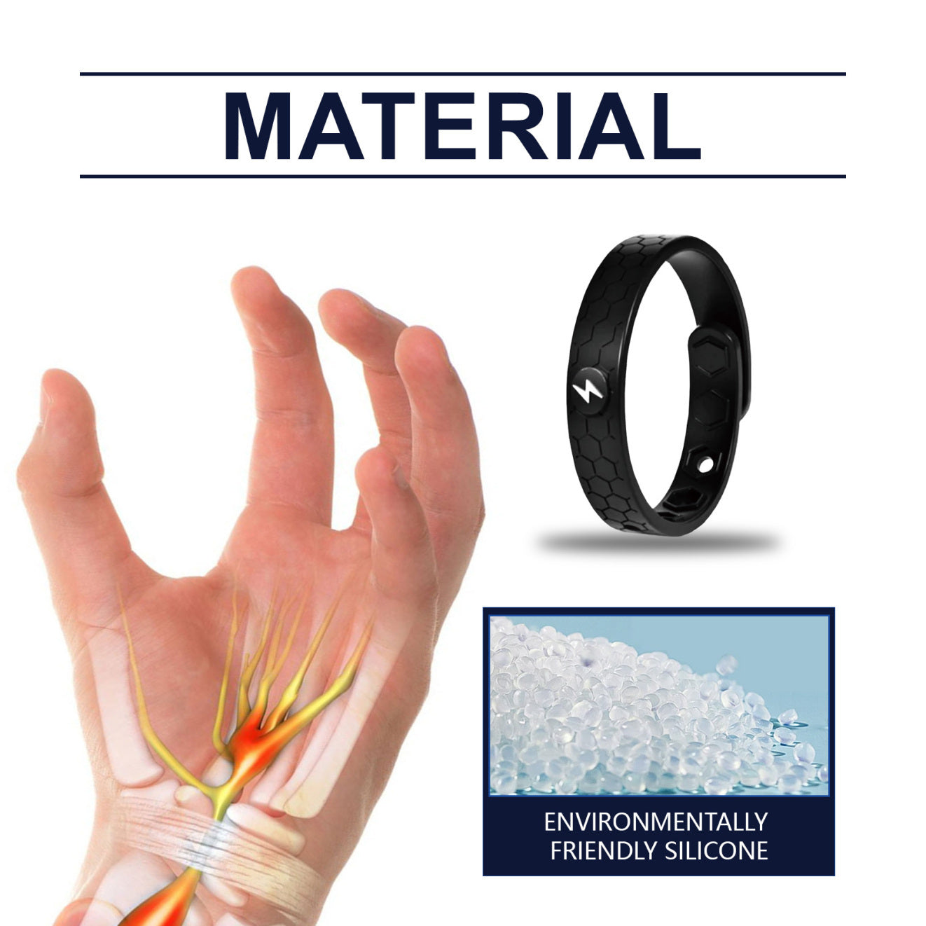 EOHOE Graphene Bracelet by Portable Panda – daily wellness wristband for joint and muscle relief