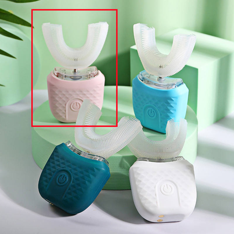 USB U-Type sonic toothbrush with silicone whitening mouthpiece – Portable Panda