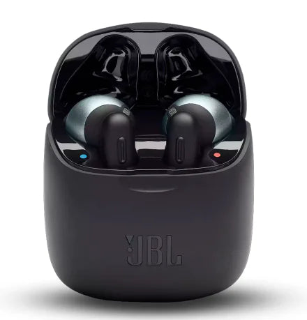 Close-up of JBL Tune 220TWS Pure Bass sound drivers – Portable Panda