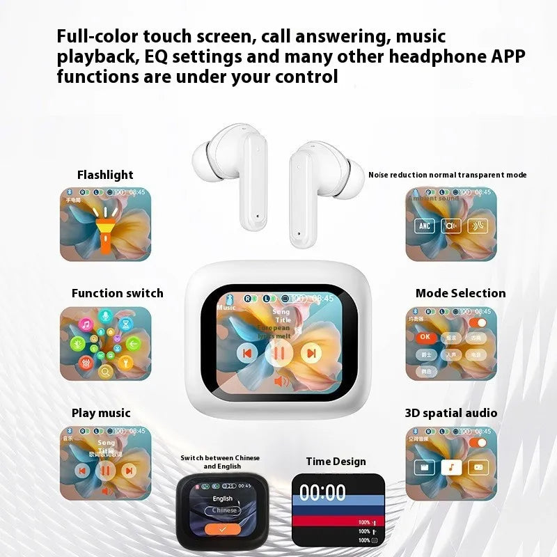 SilentWave Bluetooth earphones white color – Portable Panda