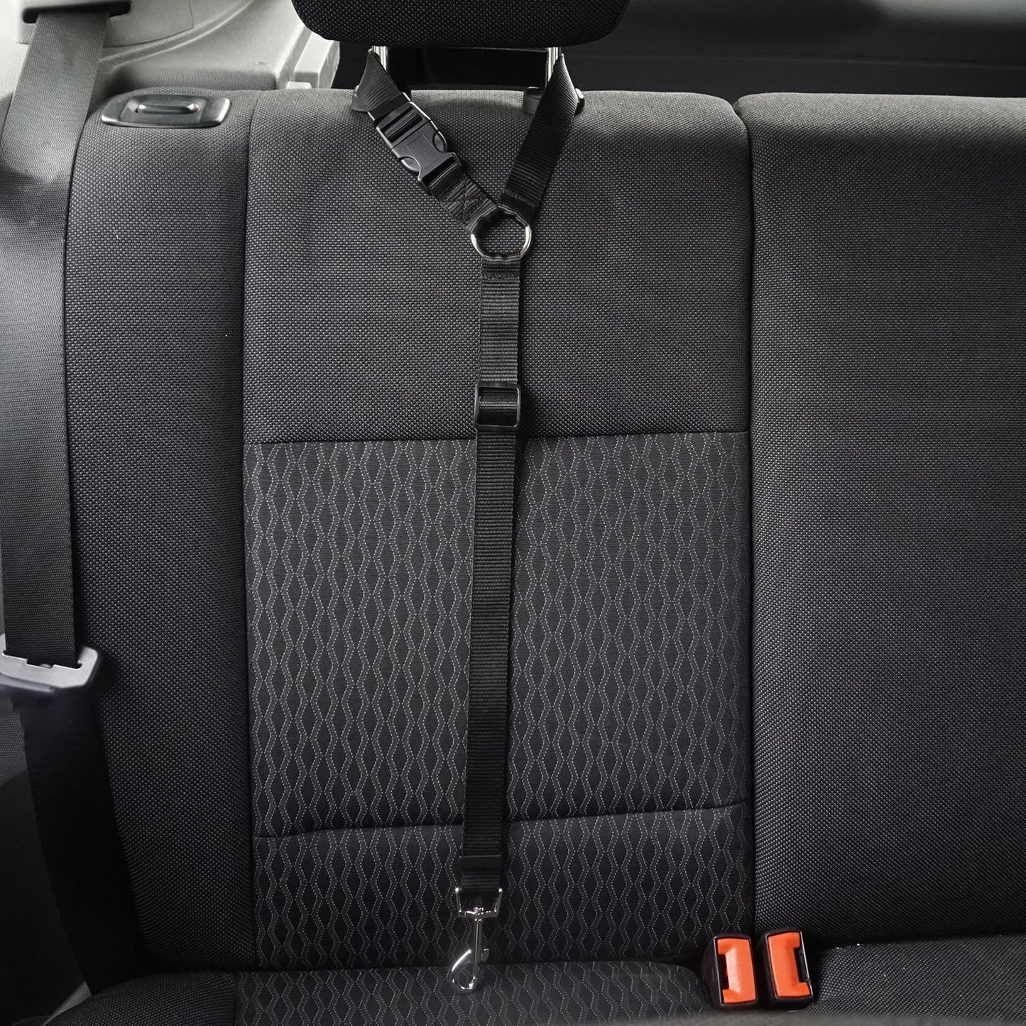 Portable Panda pet seat belt harness for dogs and cats

