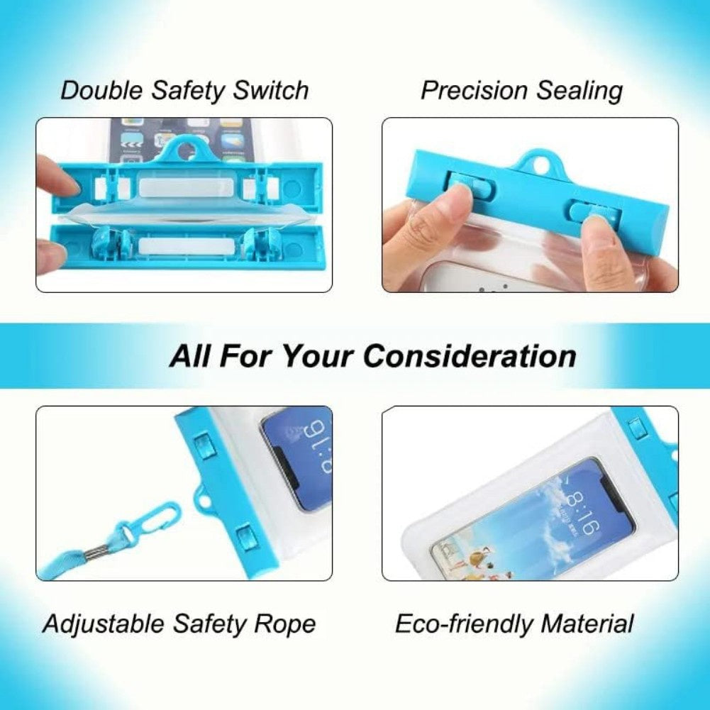 2 Packs Waterproof Phone Case
