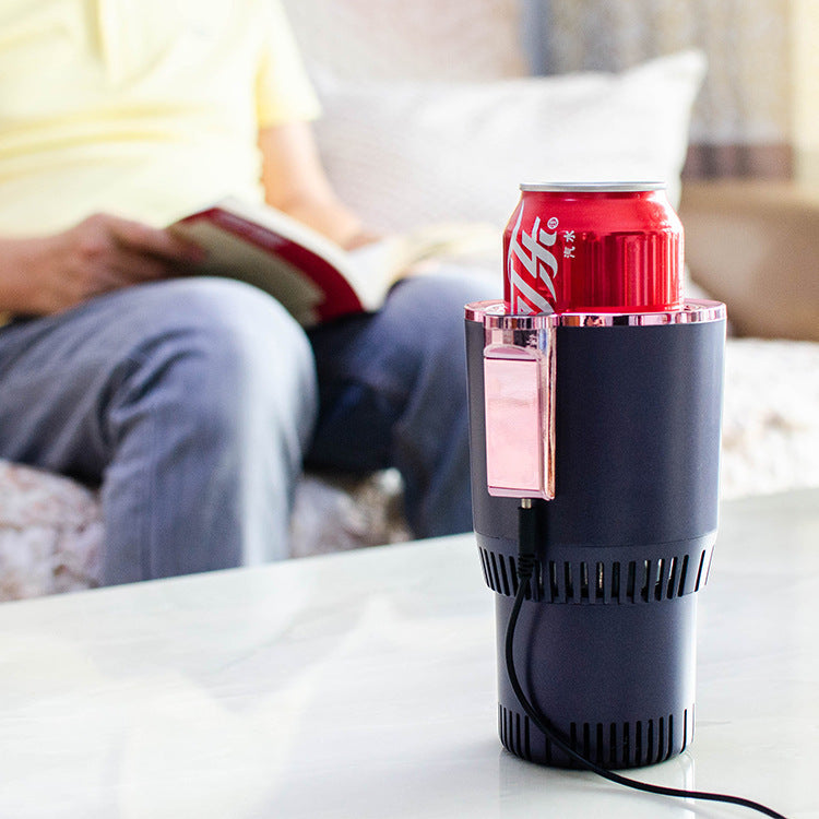 Portable Panda Travel Cup keeping drinks ice cold – Dual Heating and Cooling Technology