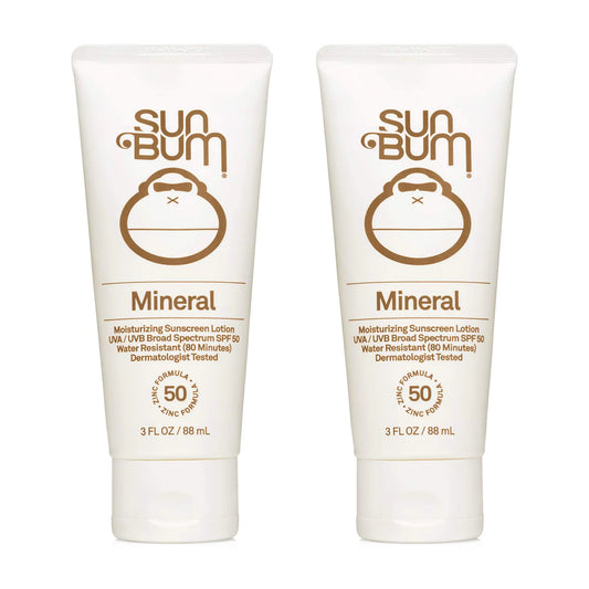 Sun Bum Mineral Spf 50 Sunscreen Lotion Protection 2 Pack