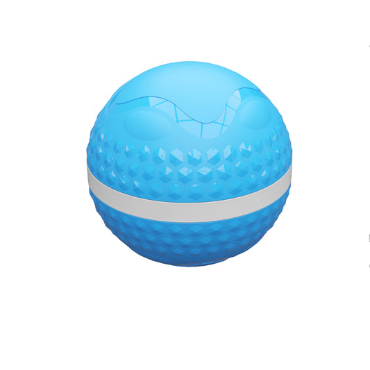 Smart Interactive Dog Toy – Motion Activated Rolling Ball with Lights, USB Rechargeable Automatic Ball for Medium & Large Dogs