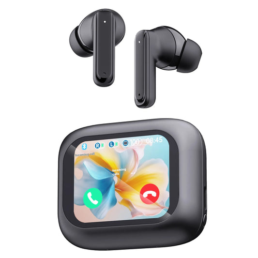 SilentWave wireless earphones front view – Portable Panda