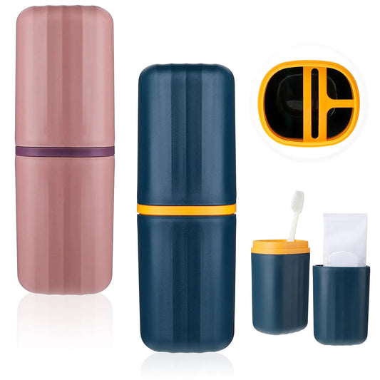 Hariendny 2 Pcs Toothbrushes Travel Case