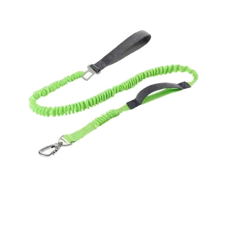 YT Pet Dog Explosion Proof Impact Leash, Heavy Duty Dog Leash With Padded Double Handle Car Seat Belts, 4-6 Feet Long